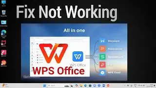 How to Fix WPS Office Not working in Laptop | Not Opening WPS Office For PC