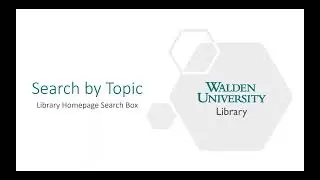 Search by topic:  Library homepage search