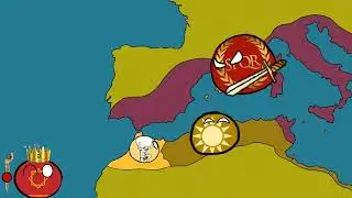 Countryballs: History of Morocco Every Year History of north Africa.Algeria , tunisia, libya🇲🇦🇩🇿🇹🇳🇱🇾