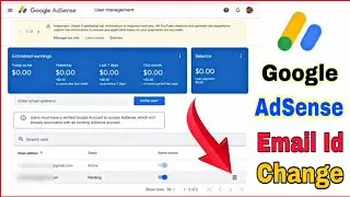 How To Change Adsense Email id |Adsense account email id change kaise kare | Technical Maruf