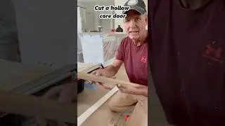 RESIZE hollow core door #shorts #diy