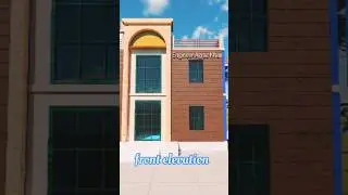 3D front elevation #housedesign #lowbudgethouseplan #home #trendingshorts #youtubeshorts #shorts #3d
