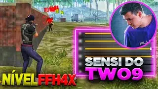 SENSIBILIDADE DO TWO9 PARA MOBILE!! SENSI IMPLACÁVEL PIQUE FFH4X 👾 !! (SENSI+DPI)