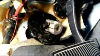 How to change steering column intermediate shaft 1996 Dodge Ram B250 Van