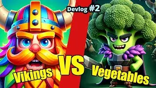 New features and MAIN CHARACTER| Vikings vs Vegetables | Devlog #2