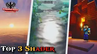 Top 3 New Shaders Fore mcpe 1.21.30 /1.21.21 Ultra Shaders🤩?