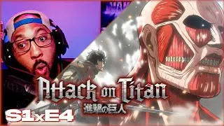 Attack on Titan Reaction 1 x 4: The Colossal Titan Reappears