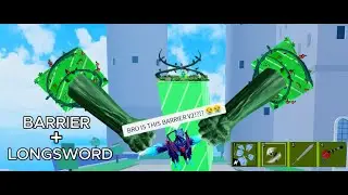 making players touch grass WITH LONG SWORD + BARRIER 💀| Bloxfruits Bounty Hunting
