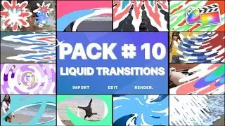 Top Apple Motion Projects: Liquid Transitions Pack 10 | FCPX