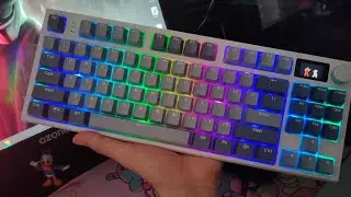 Unboxing Teclado Mecânico Custo Benefício - Attack Shark K86 com Telinha Barato Vale a Pena?