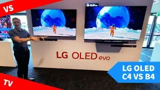 LG C4 vs B4 2024 TV Demonstration - OLED Evo vs OLED