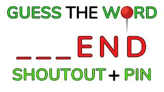 Guess the word Get a shoutout