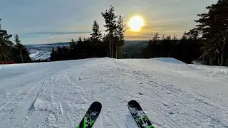 Прокатимся?⛷️ #хвалынь Пристегиваемся и начинаем!!!