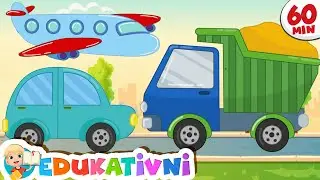 Učimo MIX: Prijevozna Sredstva, Suprotne riječi, Sunčev sustav i drugo 📚 Edukativni Video za Djecu