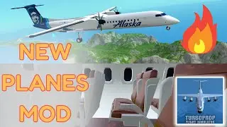 NEW PLANES: INSANE TFS MOD | FULL REVIEW | Turboprop Flight Simulator