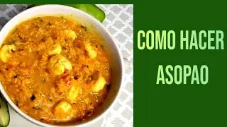 Como HACER asopao de CAMARONES