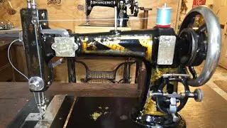 1888 White VS II Treadle Sewing Machine Preservation #sewing #white #treadle 