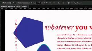 Photoshop Tutorial - How to use shape tool