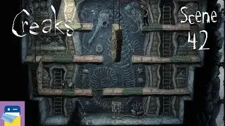 Creaks: Scene 42 Walkthrough + Secret Room + Painting & iOS Gameplay (by Amanita Design)