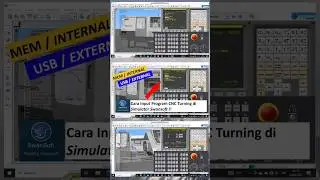 Cara Input Program Di CNC Turning. Tap @mychanicalid to Full Video Tutorial 🔥