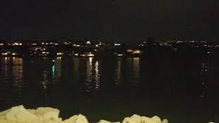 Newport Beach, CA at Night on October 25, 2019