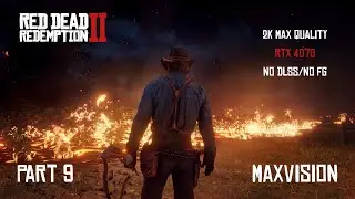 Red Dead Redemption 2 2K Ultra Max Settings | RTX 4070 | Stunning Visuals | MaxVision | Part 9