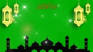 Template Hari Raya Idul Fitri dan Idul Adha || Green Screen