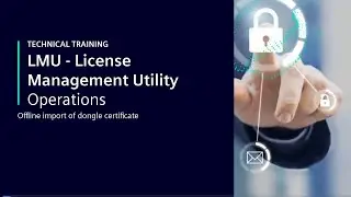 LMU – License Management Utility – Operations – Offline import of dongle certificate
