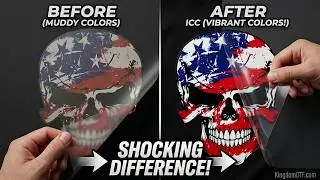 Before and After: What ICC Profiles Do for DTF