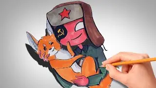 Как нарисовать СССР | CountryHumans
