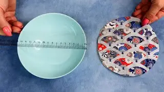 🔑 Regalo Perfecto Con Dos Círculos De Tela
