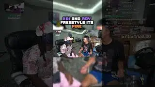 Kai cenat and ray freestyle #kaicenat #shorts