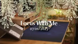 Focus With Me | Live Pomodoro 50/10 | Calm Forest Stream ASMR