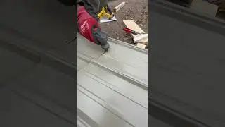 The Milwaukee M12 nibbler is making  cutting steel siding a breeze.  