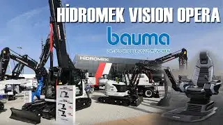 Bauma 22 - Hidromek "Vision Opera" ile ilgi odağı oldu