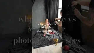 What you see vs what your photographer sees #photography #boudoirphotography
