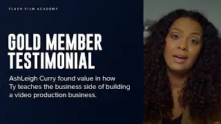 AshLeigh Curry - On Why she Loves FlashFilm Academy