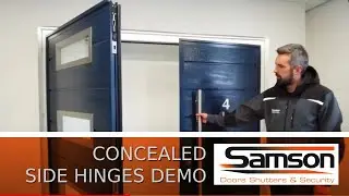 Concealed Hinges - CarTeck Side Hinged Door | Samson Doors