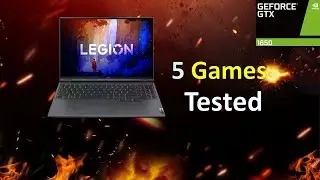 5 Games Tested on Lenovo Legion 5 - Ryzen 5 4600H | GTX 1650