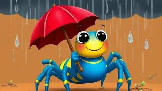 Itsy Bitsy Spider  🕷️🎶 | Kids’ Favorite Nursery Rhyme