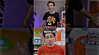 А4 (участник А4) vs Марк А4 (участник А4) #shorts #edit #а4 #марка4 #влада4 #сравнениеютуберов