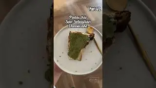 Suchtgefahr! Pistacchio San Sebastian Cheesecake | Antep Fıstıklı San Sebastian #sansebastian #cake