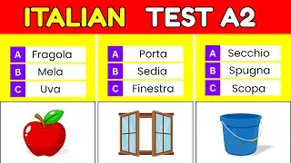 Italian Quiz for Beginners 🇮🇹 | 100 Essential Words You Must Know! (A1–A2 Test)