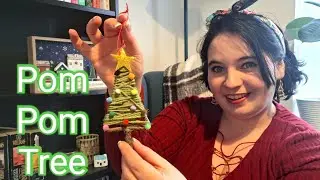 How to make a Twig Pom Pom Tree Decorations in Art Club with Miss Burford