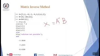 solving system of linear equation in MATLAB