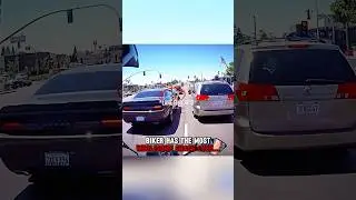 Biker has the most WHOLESOME crash ever‼️🤯