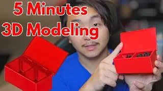 5 Minute 3D Model Box With Hinge In Fusion 360