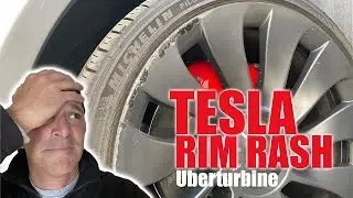 Tesla Model Y Curb Rash Repair - 21” Uberturbine Wheels - DIY