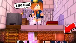 МЫ СБЕЖАЛИ ЧЕРЕЗ СЕКРЕТНЫЙ ХОД В ТЮРЬМЕ! ПОБЕГ ИЗ ТЮРЬМЫ В МАЙНКРАФТ! КОПЫ И ПРЕСТУПНИКИ MINECRAFT