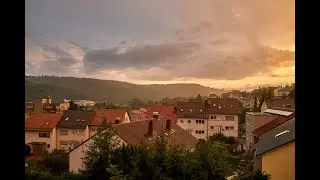 Sonnenuntergang Timelapse 4K Blaustein (Ulm) / sony a6500